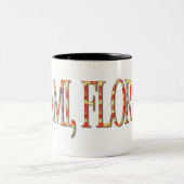 Tasse 2 Couleurs Miami, Floride - Jaune/Orange (Centre)