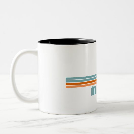 Tasse 2 Couleurs Miami Floride Sun Palm Trees (Gauche)