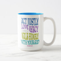 Micah 6:8 Écriture colorée personnalisable