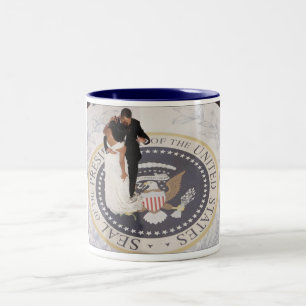 Tasse 2 Couleurs Michelle et Barack Obama