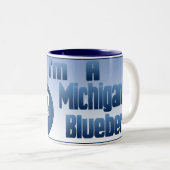 Tasse 2 Couleurs Michigan Blueberry (Devant droit)