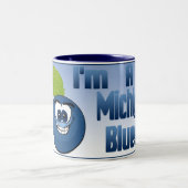 Tasse 2 Couleurs Michigan Blueberry (Centre)