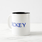 Tasse 2 Couleurs Mickey (nom) (Devant gauche)