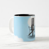 Tasse 2 Couleurs Microphone Sky (Devant gauche)
