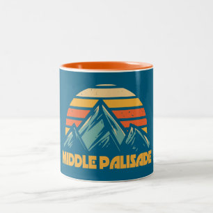 Tasse 2 Couleurs Middle Palisade Californie Turquoise Rétro