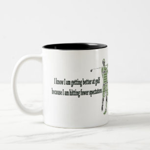 Tasse 2 Couleurs Mieux se rendre au golf
