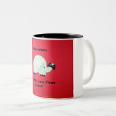 Tasse 2 Couleurs Mieux Tard Que Jamais (Devant droit)