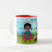 Tasse 2 Couleurs Mighty Hearoes Childrens Book (Devant gauche)