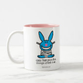 Tasse 2 Couleurs Mignon mais psychopathe (Gauche)