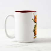 Tasse 2 Couleurs Mignon pull à capuche Humeur d'automne Escargot d' (Gauche)