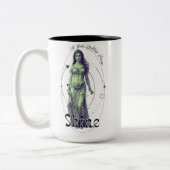 Tasse 2 Couleurs Mignonne déesse grecque (Gauche)