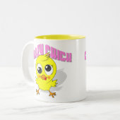 Tasse 2 Couleurs Mignonne mais folle (Devant gauche)