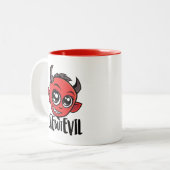 Tasse 2 Couleurs Mignonne mais mal (Devant gauche)