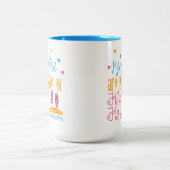 Tasse 2 Couleurs mignonne maison de plage flip flop amoureux art du (Centre)