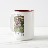 Tasse 2 Couleurs Mignonne mère ou père Pet Parents (Devant gauche)