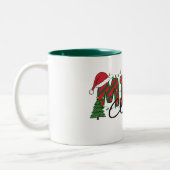 Tasse 2 Couleurs Mignonne Mimi Claus (Gauche)