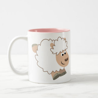 Tasse 2 Couleurs Mignonne mouton de dessin