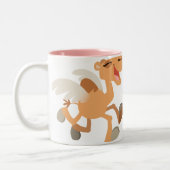 Tasse 2 Couleurs Mignonne pâte à modeler à ailes (Gauche)