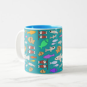 Tasse 2 Couleurs Mikitiez venus mermaid pêche été