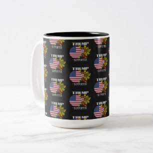 Tasse 2 Couleurs Militant portugais de Trump