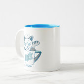 Tasse 2 Couleurs Milk pot kat "Susu" (Devant gauche)