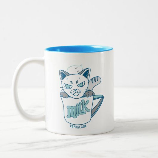 Tasse 2 Couleurs Milk pot kat "Susu" (Gauche)