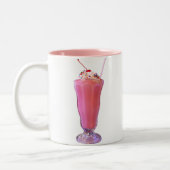 Tasse 2 Couleurs Milkshake de Strawberry (Gauche)