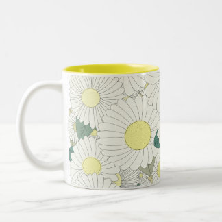 Tasse 2 Couleurs Mille Mille Marguerites Jaunes