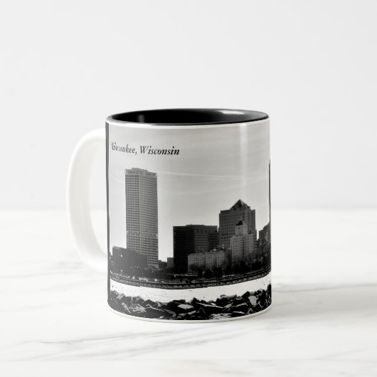 Tasse 2 Couleurs Milwaukee, le Wisconsin (Devant gauche)