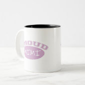 Tasse 2 Couleurs Mimi fier (rose) (Devant gauche)
