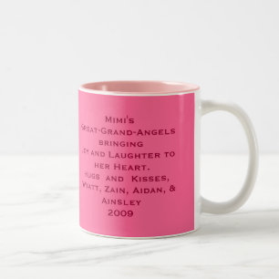 Tasse 2 Couleurs mimi tasse, les petits anges de Mimi bringingJoy