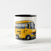 Tasse 2 Couleurs Mini bus caricature (Centre)