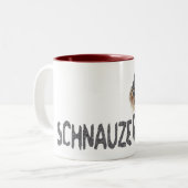 Tasse 2 Couleurs Mini Schnauzer (Devant gauche)