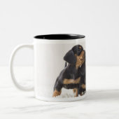 Tasse 2 Couleurs Mini teckel quatre (Gauche)
