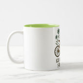 Tasse 2 Couleurs Minimal Nature Quote Design (Gauche)