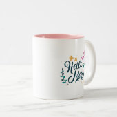 Tasse 2 Couleurs Minimalist Beauty Charming Hello March Soft Pink (Devant droit)