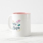 Tasse 2 Couleurs Minimalist Beauty Charming Hello March Soft Pink (Devant gauche)