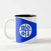 Tasse 2 Couleurs Minneacity flag (Gauche)