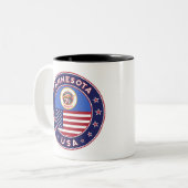 Tasse 2 Couleurs Minnesota (Devant gauche)