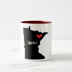 Tasse 2 Couleurs Minnesota à café à deux tons personnalisable