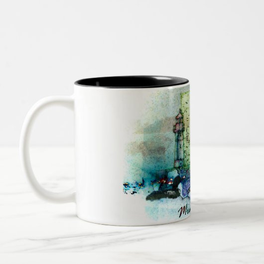 Tasse 2 Couleurs Minnesota Art Design (Gauche)