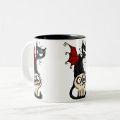 Tasse 2 Couleurs minou de croc (Devant gauche)