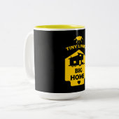 Tasse 2 Couleurs Minuscule Maison - Minuscules Maisons (Devant gauche)