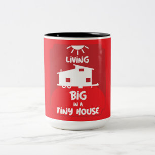 Tasse 2 Couleurs Minuscule Maison - Minuscules Maisons Café Deux To
