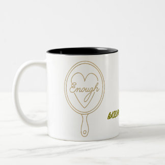 Tasse 2 Couleurs Miroir Doré de l'Amour de Soi – Édition Galentine'