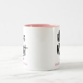 Tasse 2 Couleurs Miss Right Son Nom Fun (Centre)