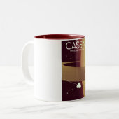 Tasse 2 Couleurs Mission Cassini vers Saturne (Devant gauche)