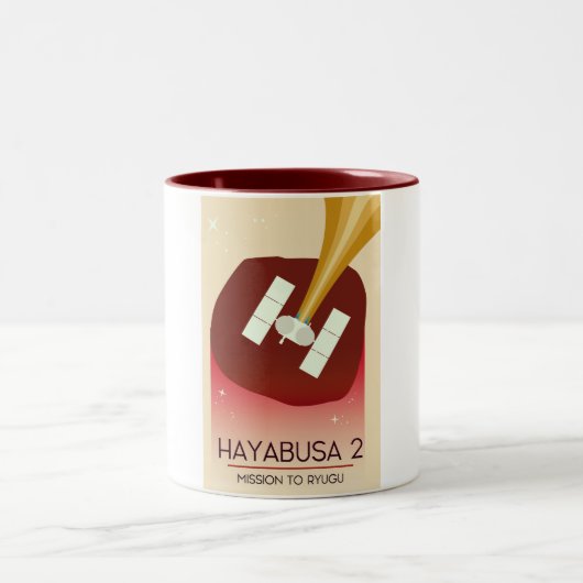Tasse 2 Couleurs Mission Hayabusa 2 Art spatial (Centre)