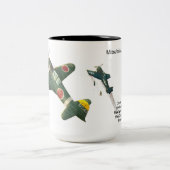 Tasse 2 Couleurs Mitsubishi J2M3 Raiden (Centre)
