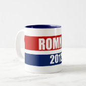 TASSE 2 COULEURS MITT ROMNEY 2012 (Devant gauche)